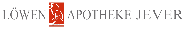 Logo des Schaufensters Löwen-Apotheke Jever