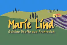 Logo des Schaufensters Marie Lind Stoffe