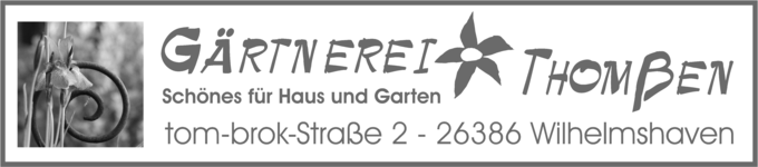 Logo des Schaufensters Gärtnerei Thomßen